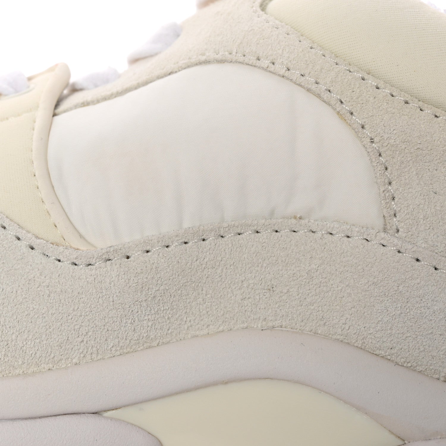 Chanel Calfskin Mixed Fibers CC Sneakers 36 White 10 of 10