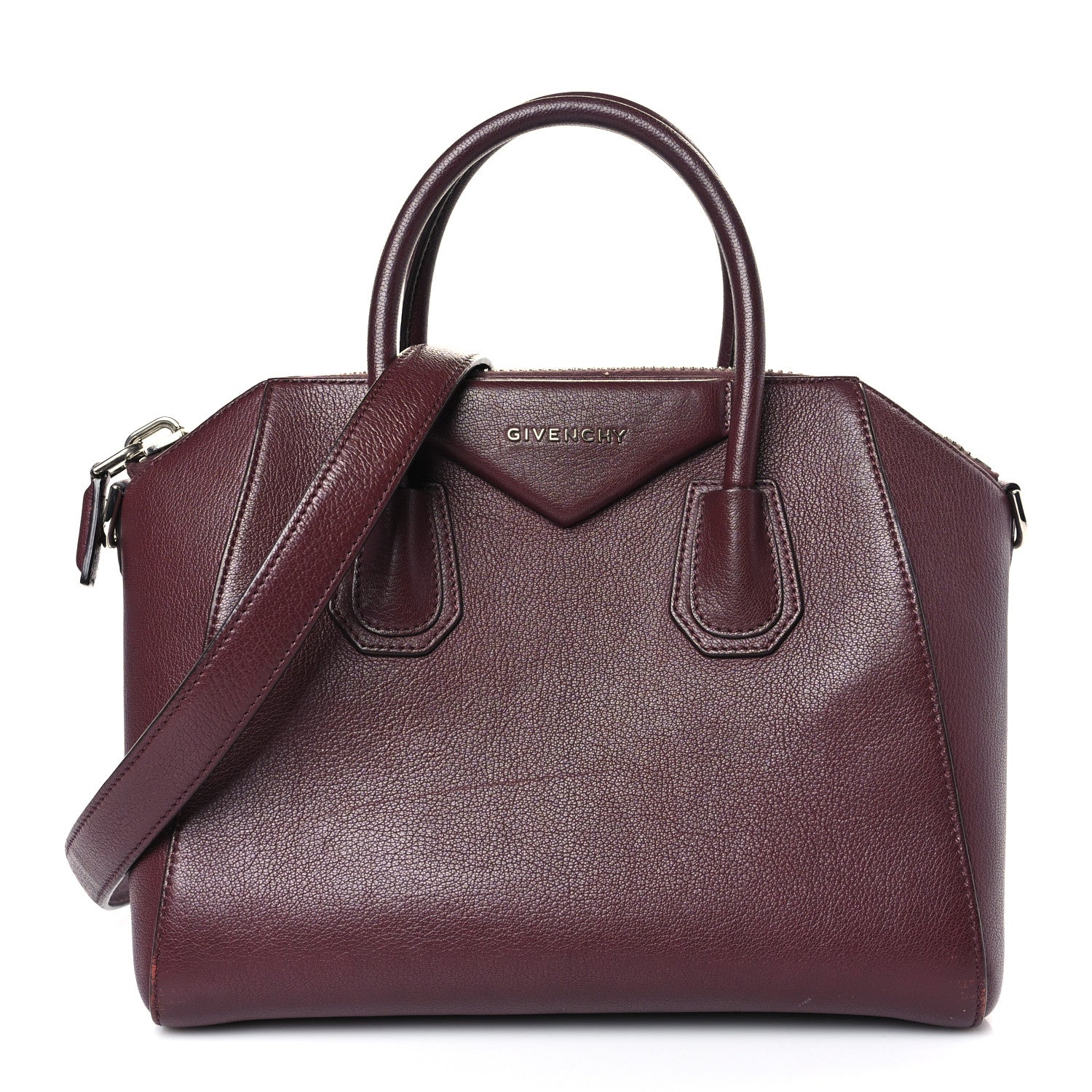 Givenchy Sugar Goatskin Small Antigona Oxblood 1 of 11