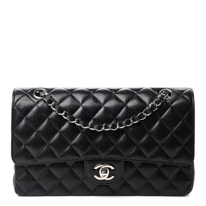 Chanel Caviar Quilted Medium Double Flap Black 1 of 12