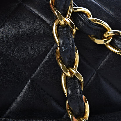Chanel Lambskin Quilted XL Jumbo Single Flap Black 14 of 16