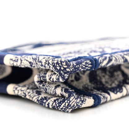Christian Dior Canvas Embroidered Mini Toile De Jouy Book Tote Blue 9 of 14