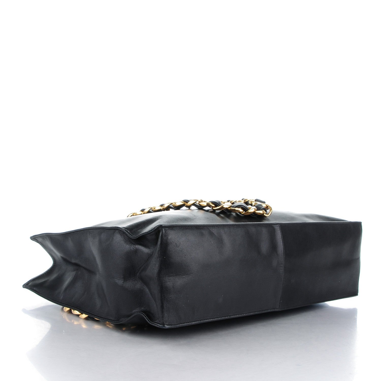 Chanel Lambskin CC Tote Black 4 of 9