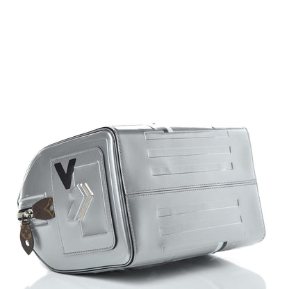 Louis Vuitton Epi Spaceship Embossed Speedy 25 Silver 4 of 9