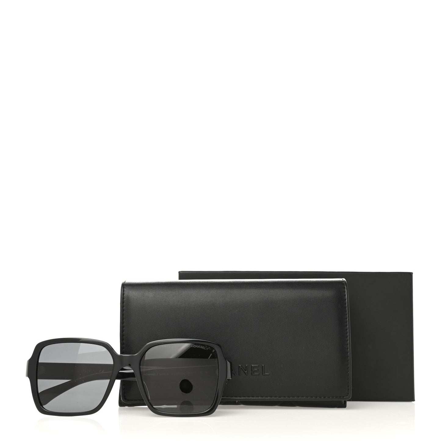 Acetate Square Sunglasses 5408-A Black