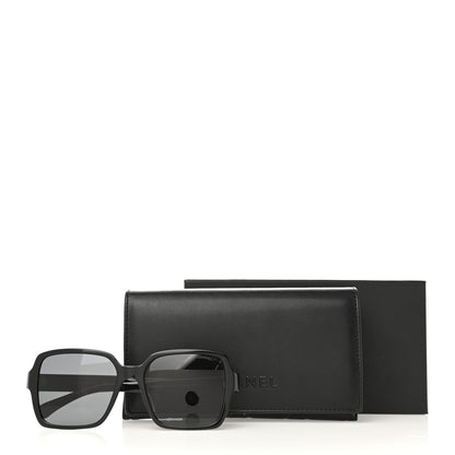 Chanel Acetate Square Sunglasses 5408-A Black 8 of 8