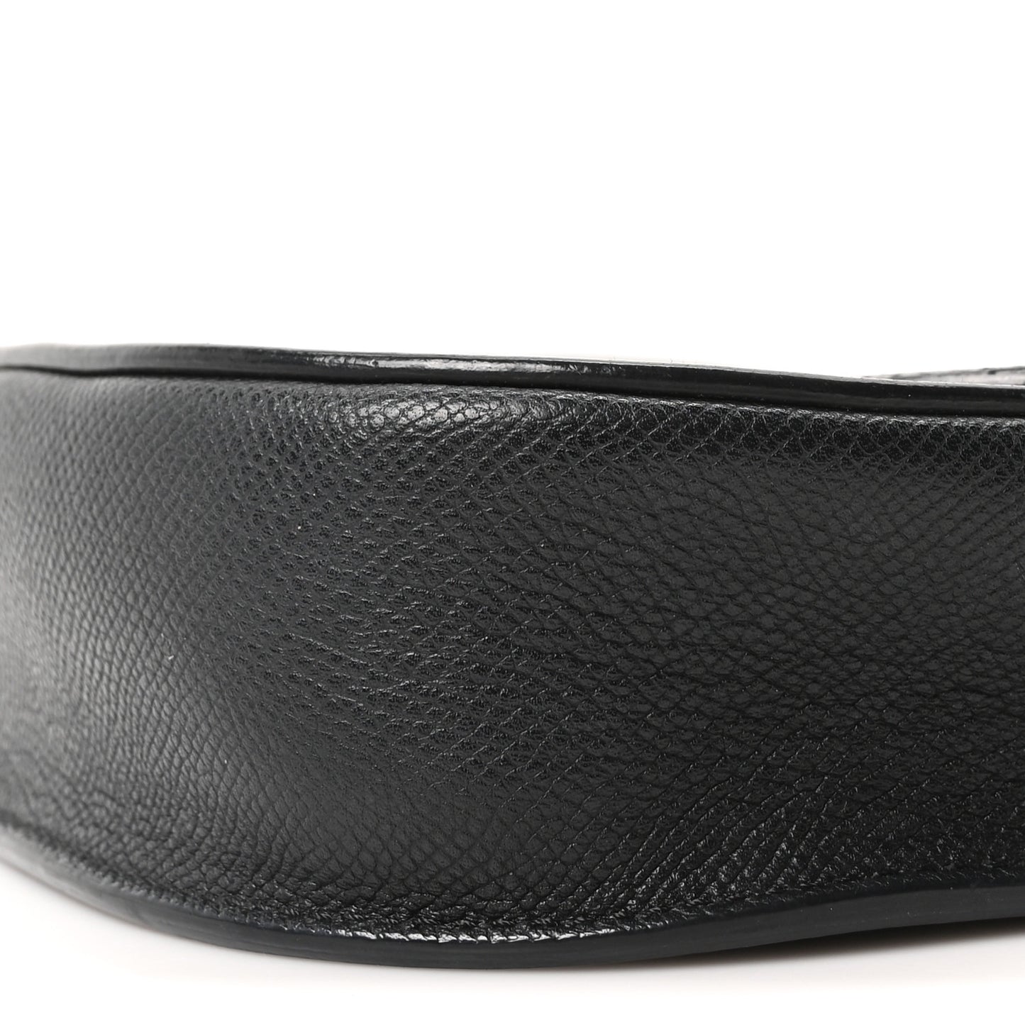 Grained Calfskin Small Trotteur Black