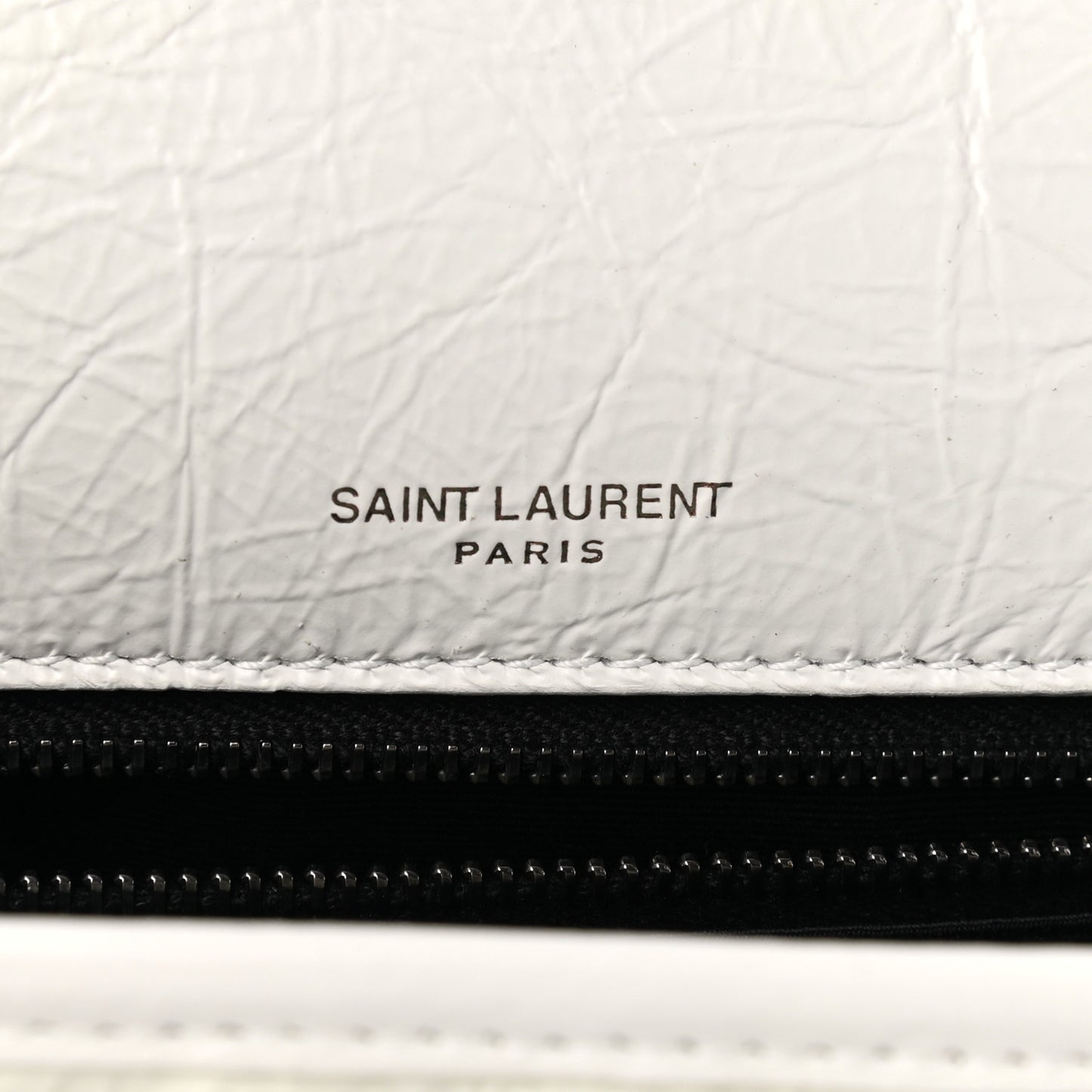 Crinkled Calfskin Matelasse Monogram Medium Niki Chain Satchel Dirty White