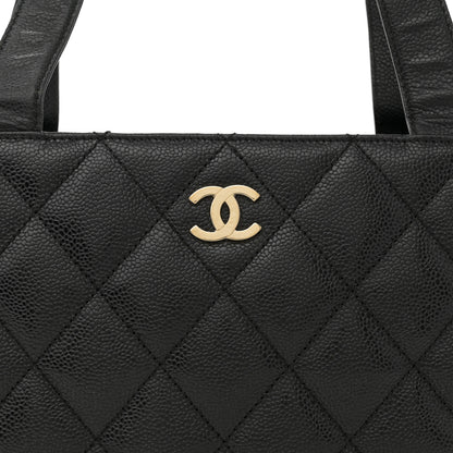 Chanel Caviar Quilted Shoulder Bag Black 8 of 13