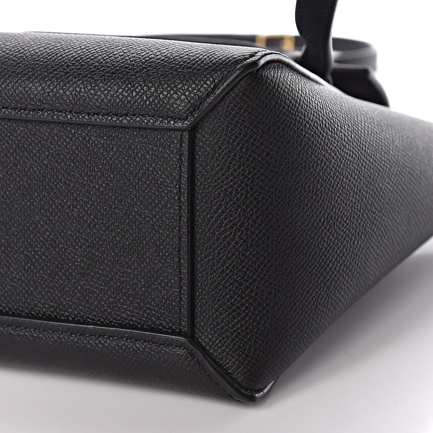 Celine Grained Calfskin Nano Belt Bag Black 9 of 10
