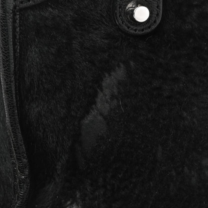 Balenciaga Chevre Pony Hair Silver Classic Hardware Mini City Black 12 of 15