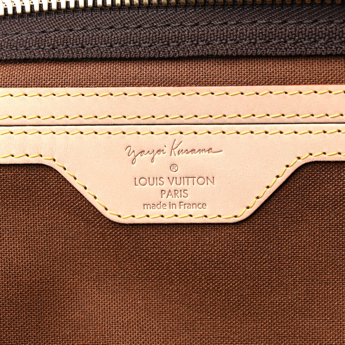 Monogram Kusama Pumpkin Dots Keepall Bandouliere 55 Green
