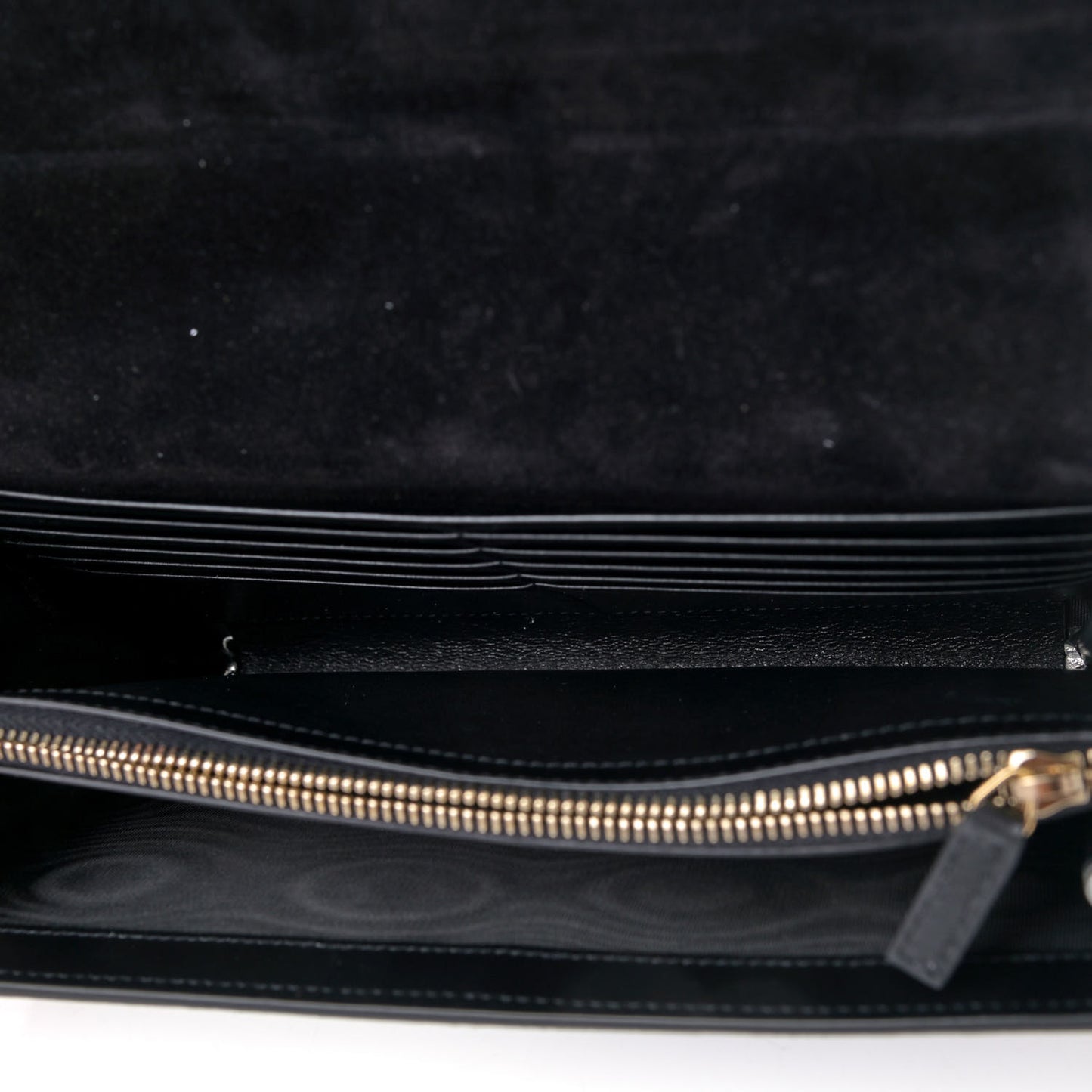 Metallic Calfskin Monogram Belle de Jour Chain Clutch Silver