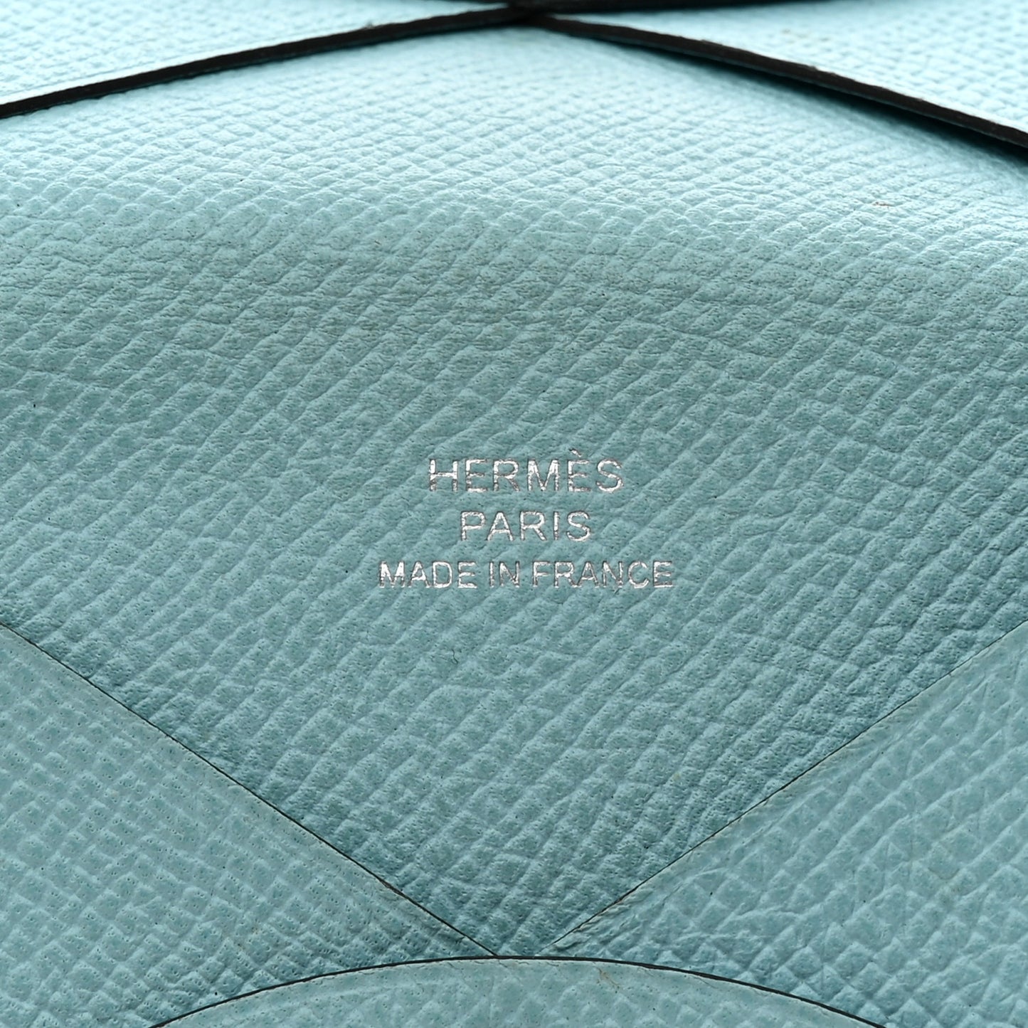 Epsom Calvi Card Case Bleu Atoll