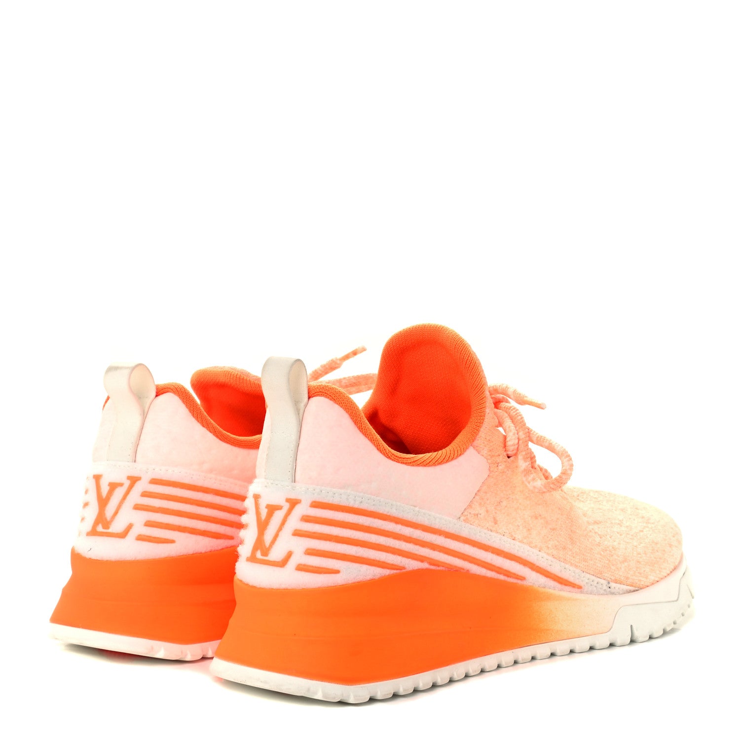 Louis Vuitton Technical Knit V.N.R Sneakers 7 Orange 4 of 12