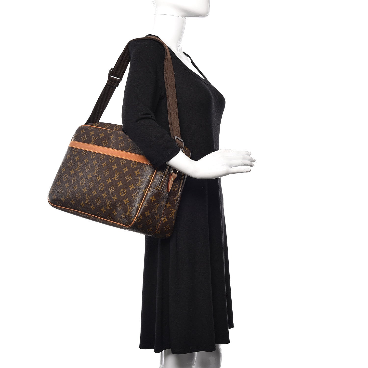 Louis Vuitton Monogram Reporter GM 2 of 10