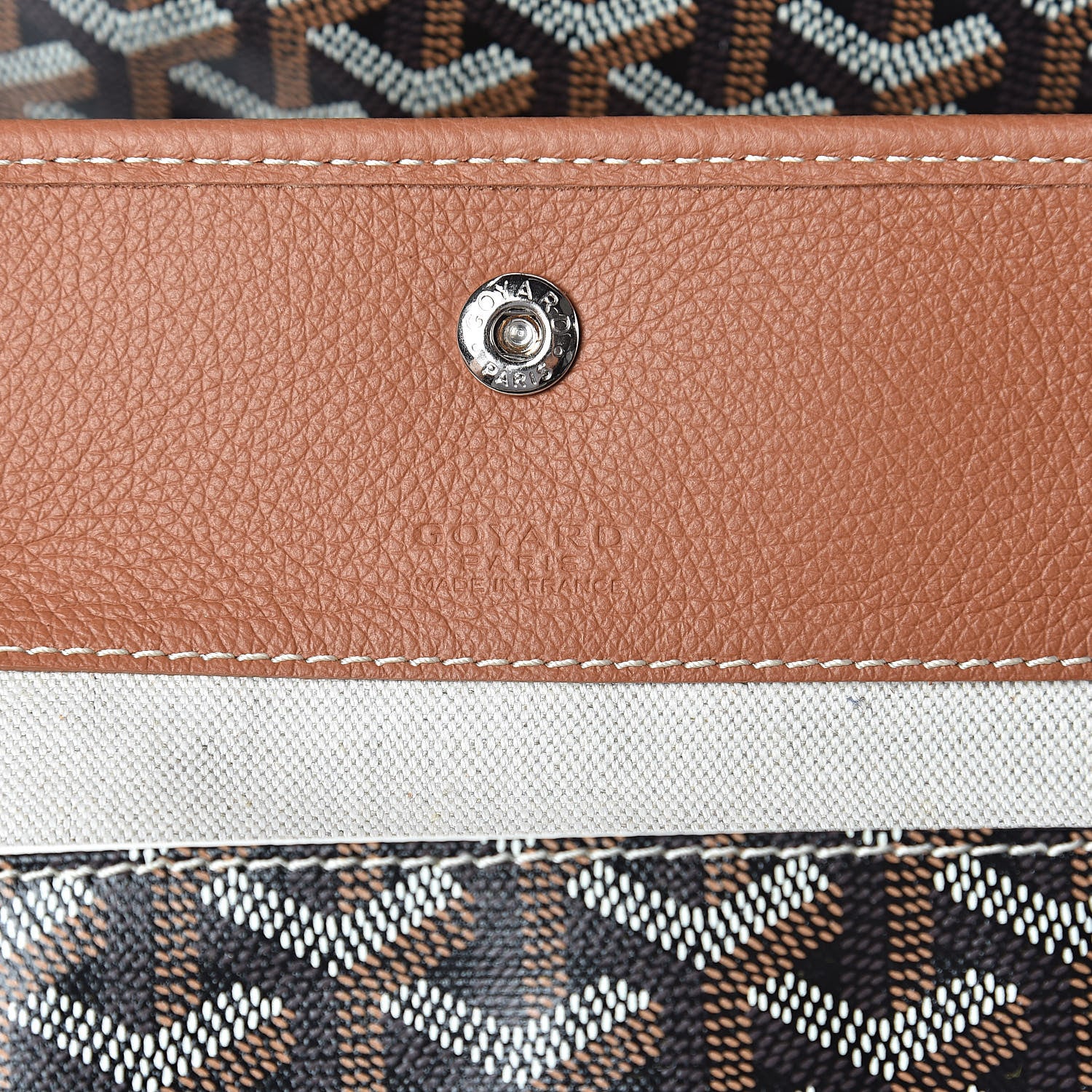 Goyard Goyardine Saint Louis PM Black Gold 6 of 9