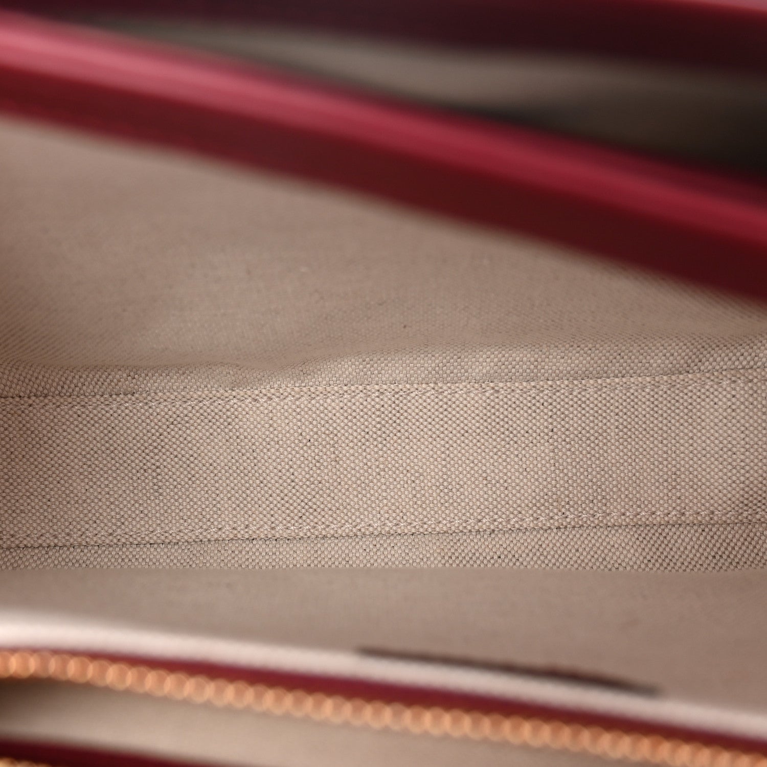 Gucci GG Supreme Monogram Horsebit 1955 Soft Small Shoulder Bag Beige Ebony Rosso Ancora 5 of 12