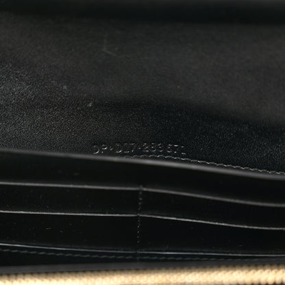 Bulgari Metallic Calfskin Serpenti Forever Wallet Silver 7 of 10
