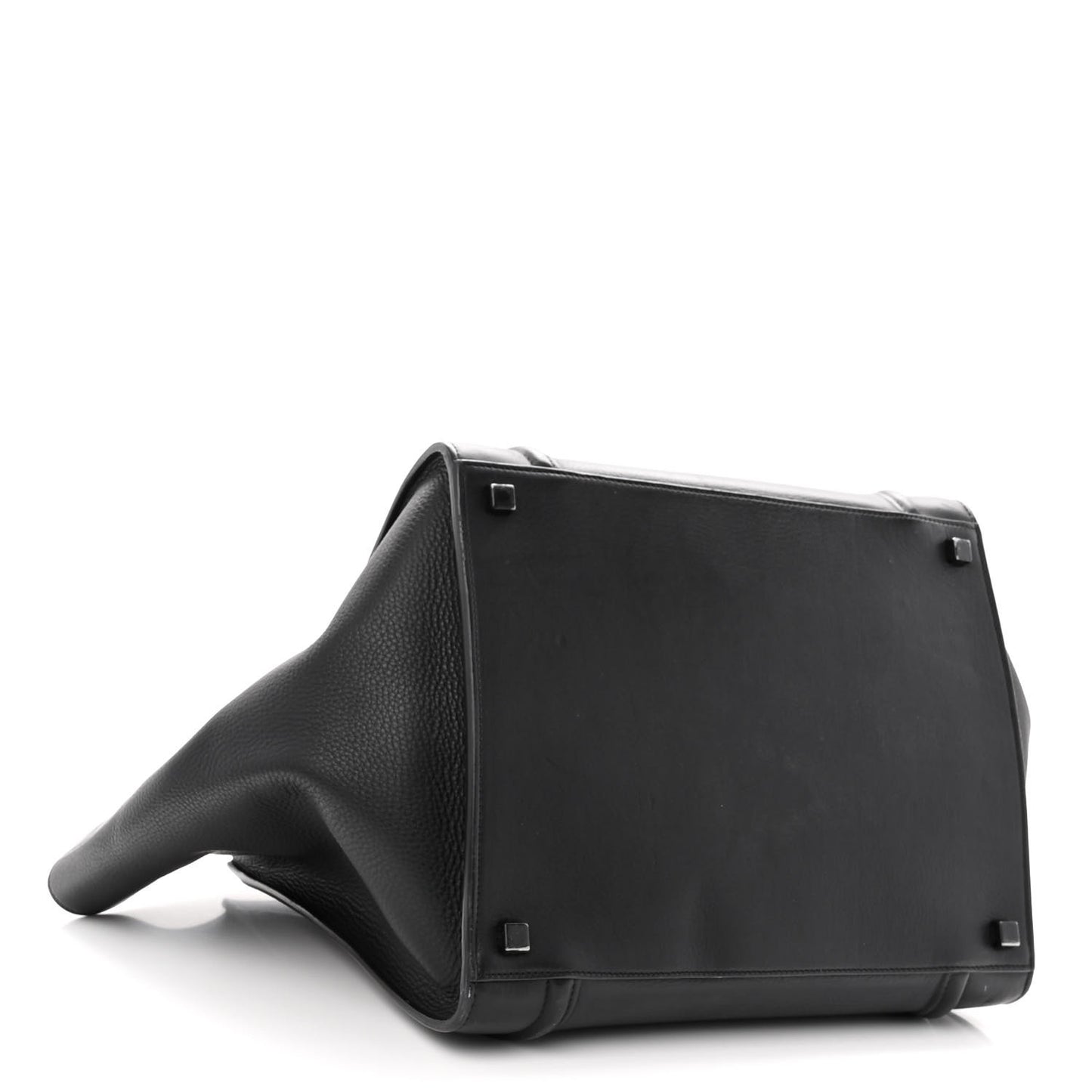 Supple Calfskin Medium Phantom Luggage Black