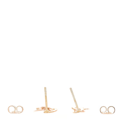 Roberto Coin 18K Rose Gold Petite Chic and Shine Link Earrings 3 of 5