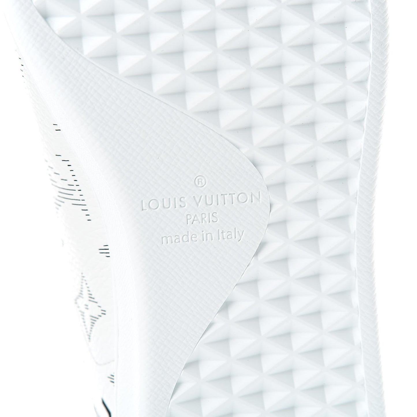 Calfskin Monogram Luxembourg Sneakers 8.5 White