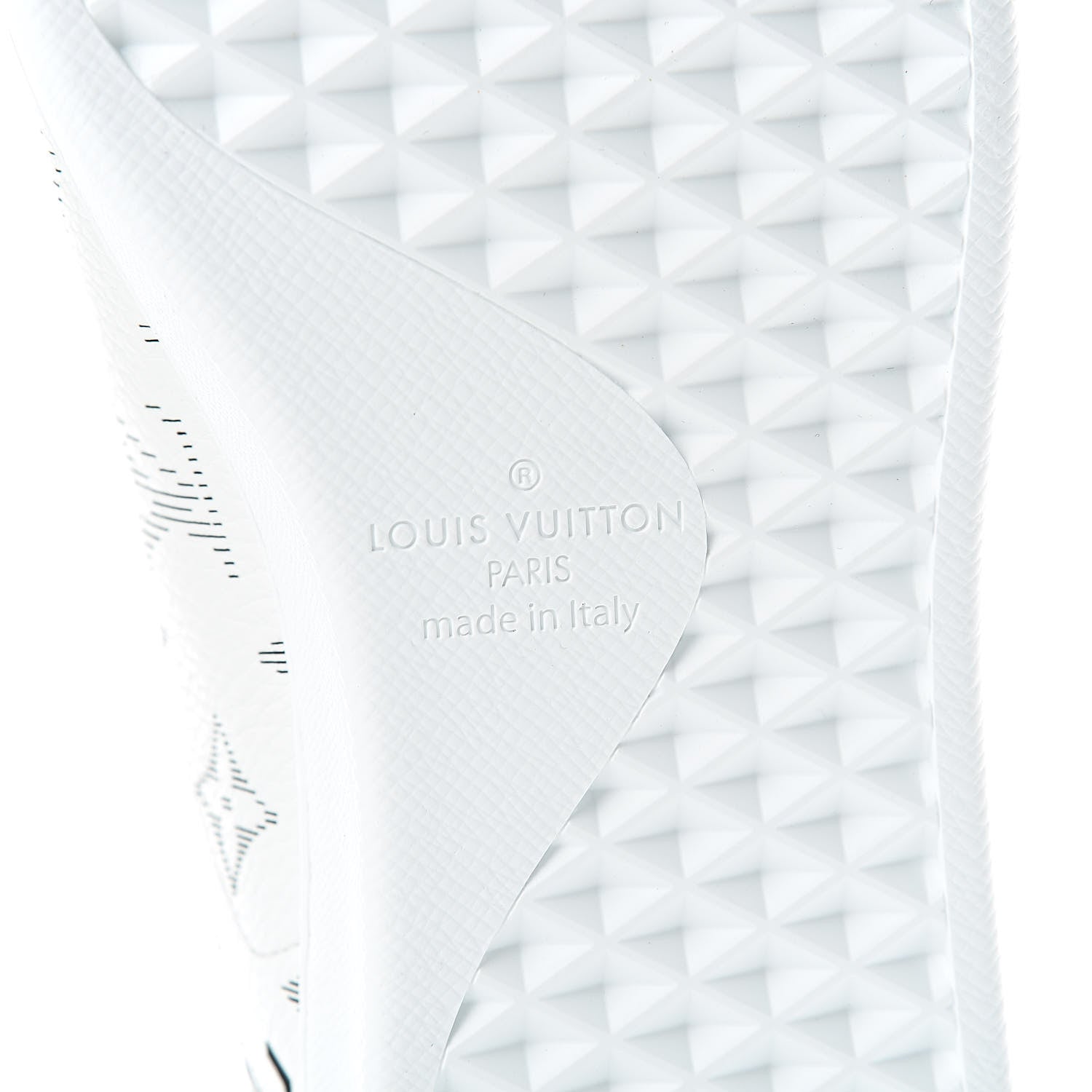 Louis Vuitton Calfskin Monogram Luxembourg Sneakers 8.5 White 6 of 8