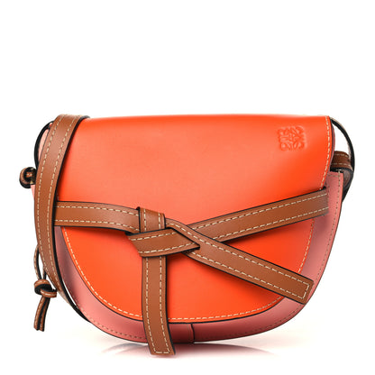 Loewe Calfskin Small Gate Crossbody Bag Orange Blossom 1 of 7