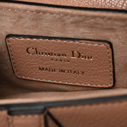 Christian Dior Goatskin Micro Saddle Bag Rose Des Vent 5 of 9