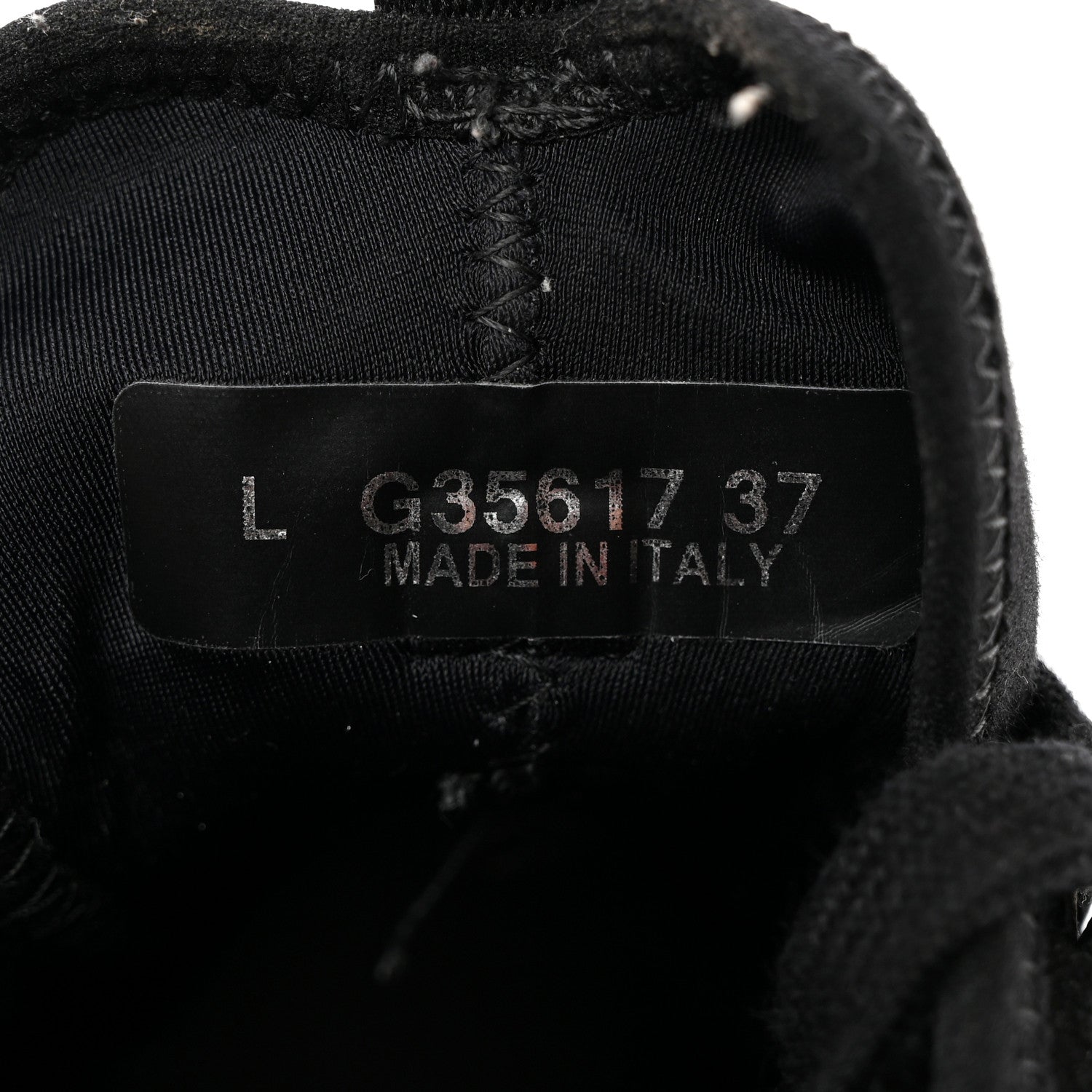 Chanel Velvet Calfskin Mixed Fibers CC Sneakers 37 Black 9 of 16