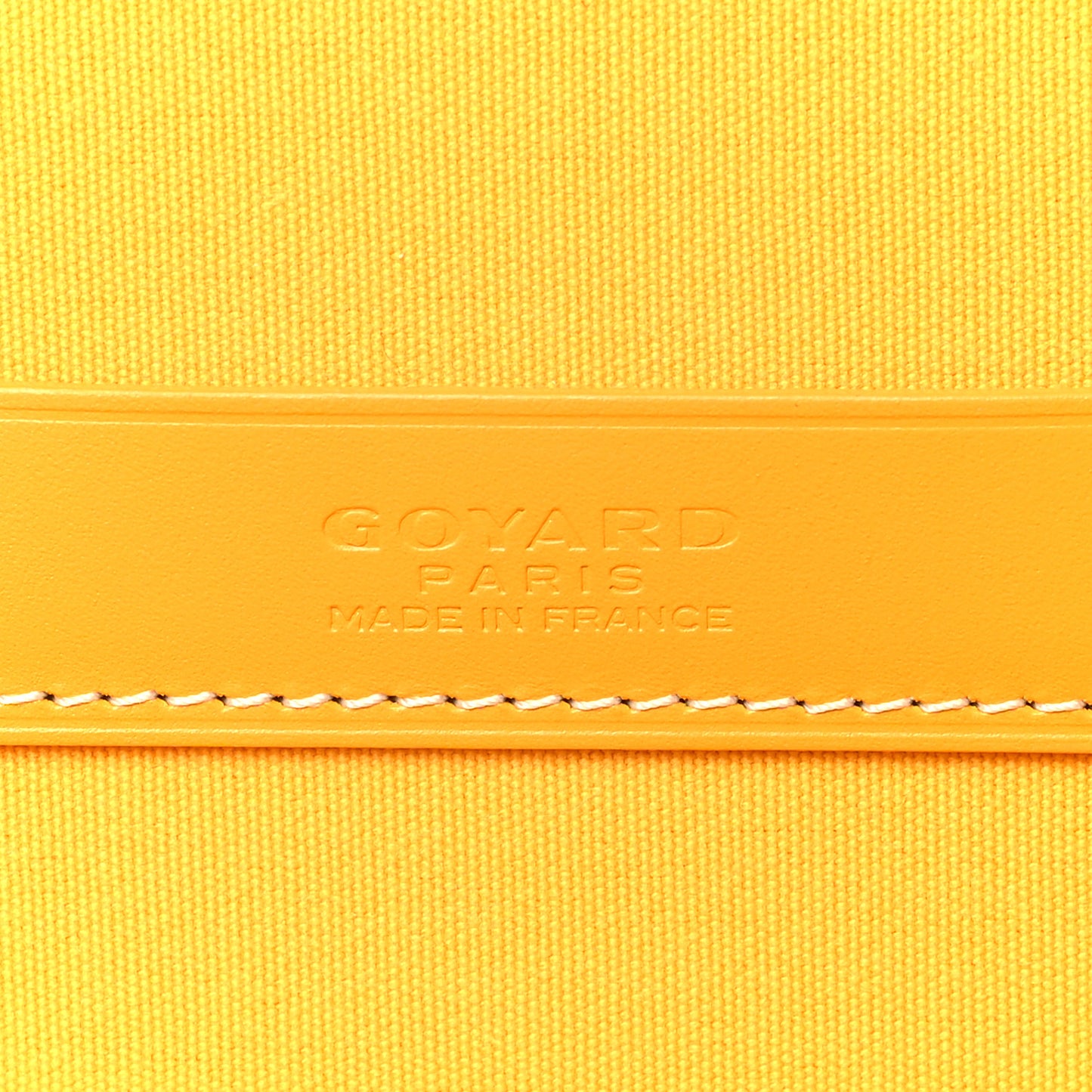 Goyardine Muse Vanity Case Yellow