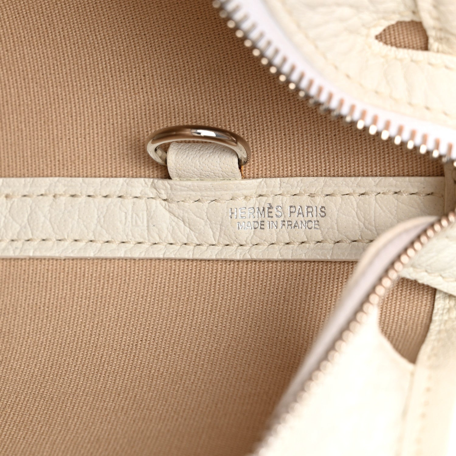 Hermes Buffle Skipper Toile Garden 30 TPM Zip Tote White 6 of 12