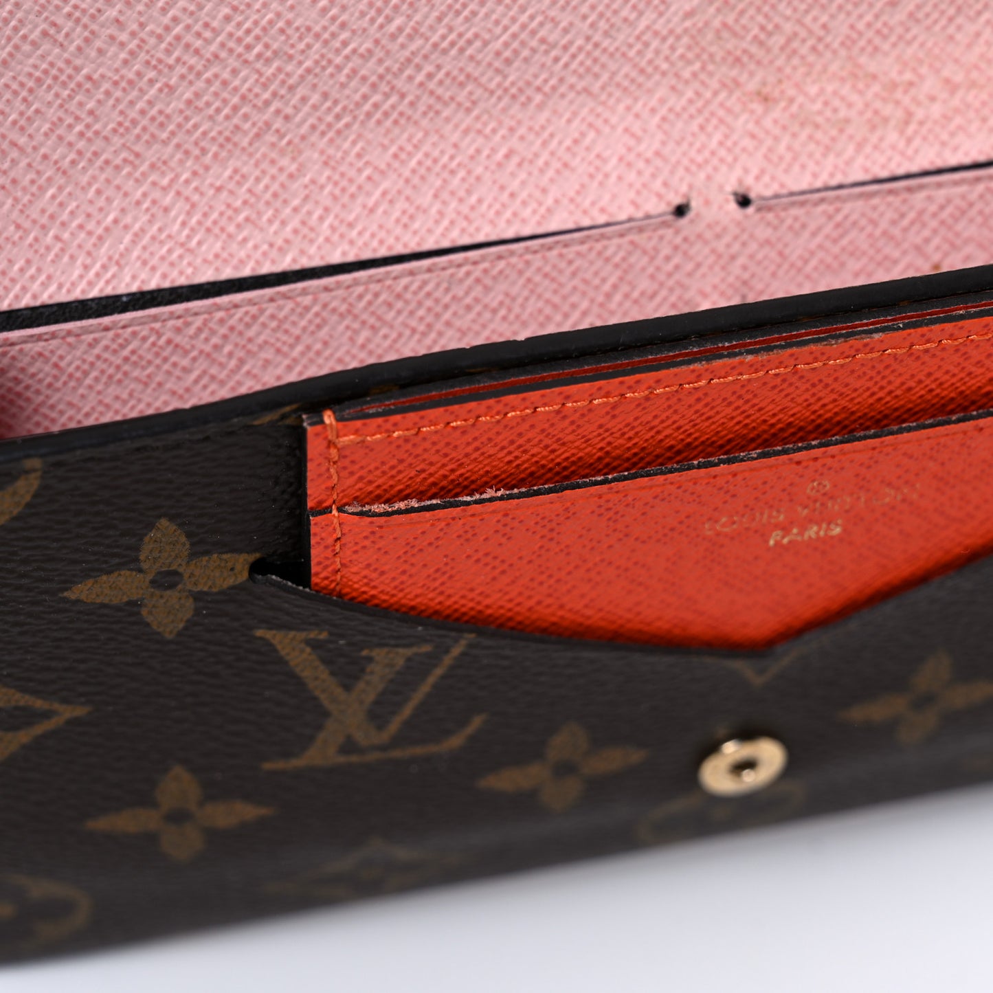 Monogram Jeanne Wallet Rose Ballerine