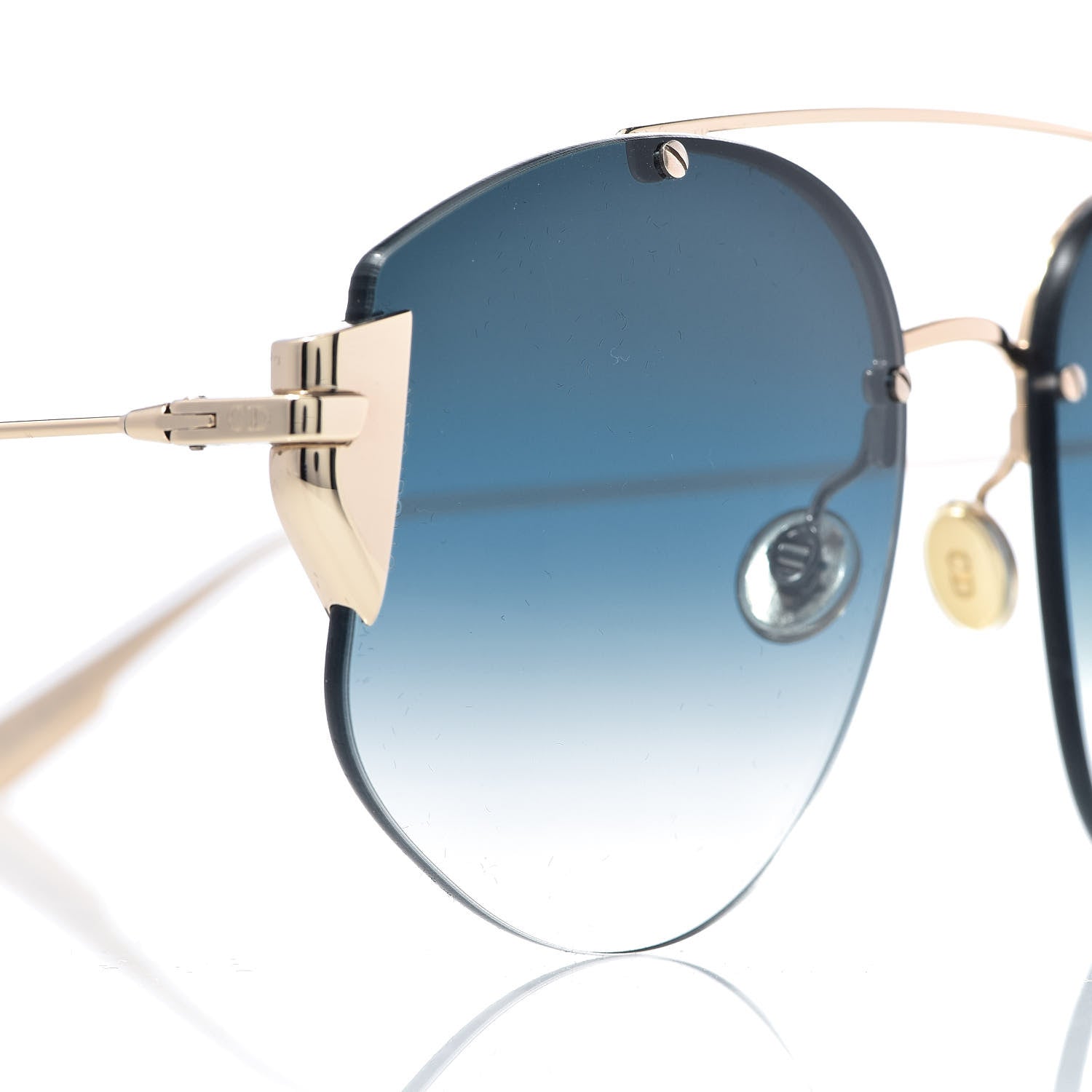 Christian Dior Metal Diorstronger Sunglasses Gold 9 of 10