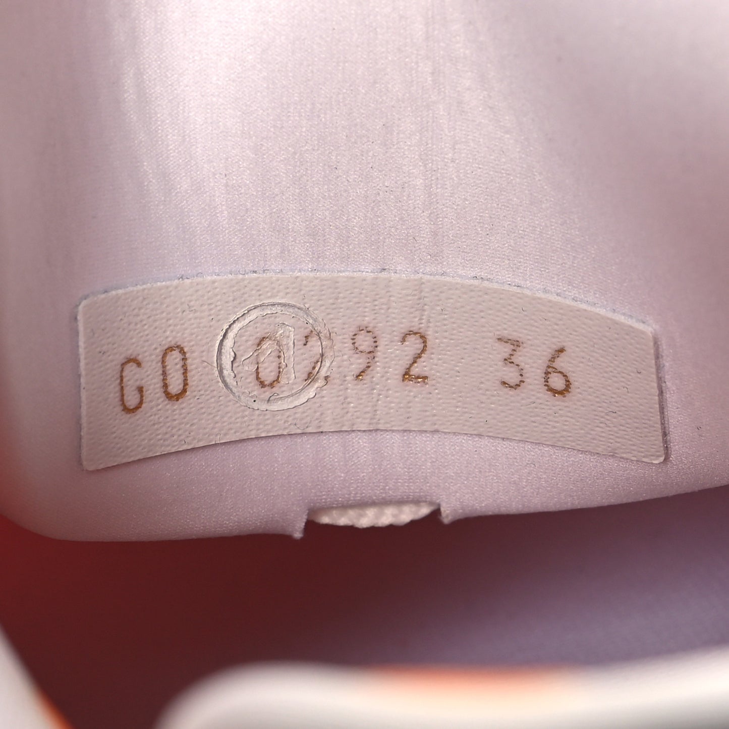 Monogram Run 55 Sneakers 36 Orange