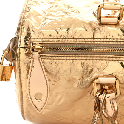 Louis Vuitton Monogram Miroir Speedy 30 Gold 14 of 24