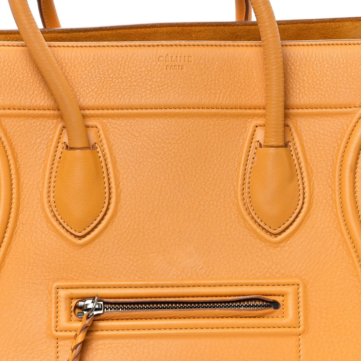 Supple Calfskin Medium Phantom Luggage Daffodil