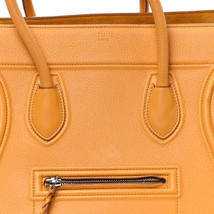 Celine Supple Calfskin Medium Phantom Luggage Daffodil 7 of 11