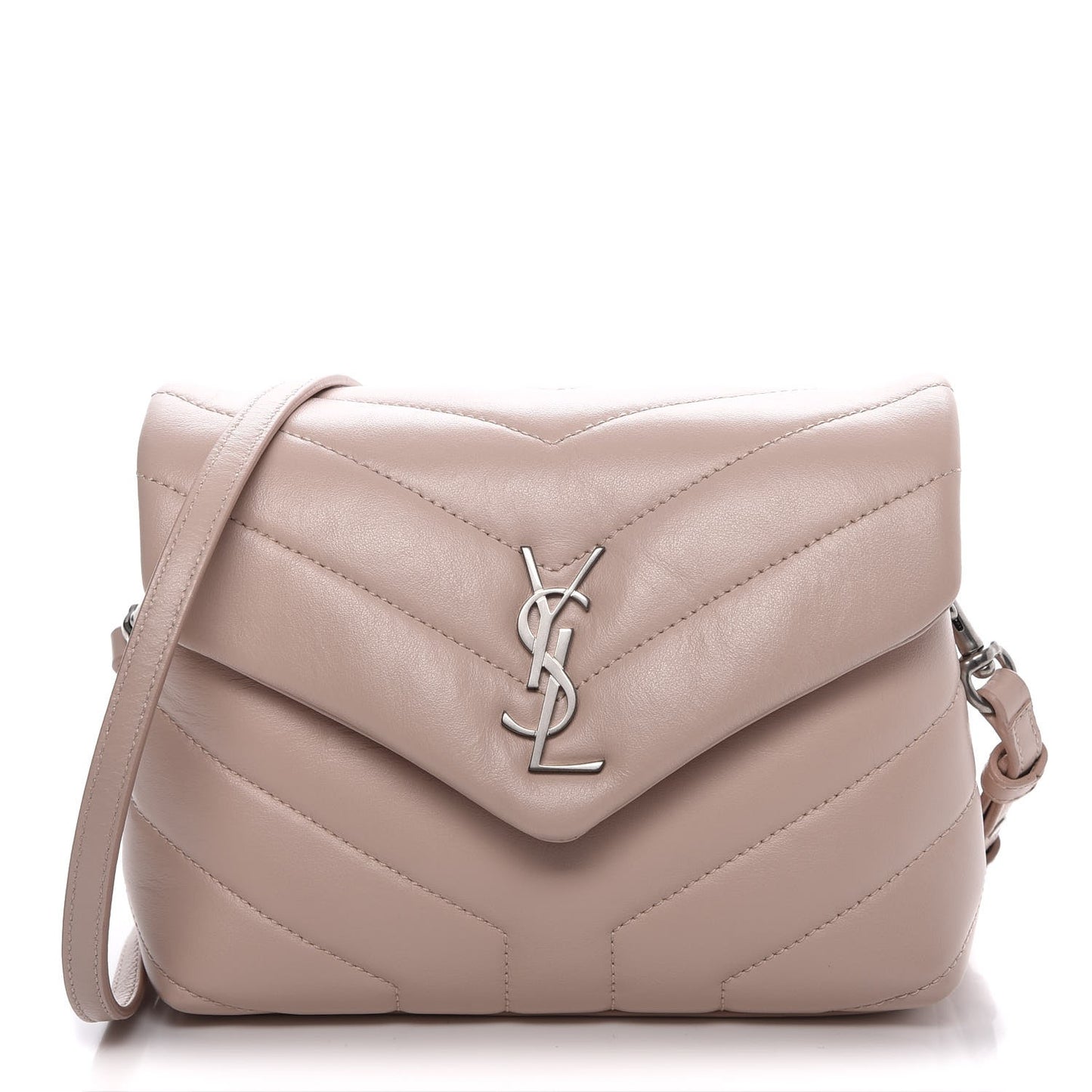 Calfskin Y Quilted Monogram Toy Loulou Crossbody Bag Marble Pink