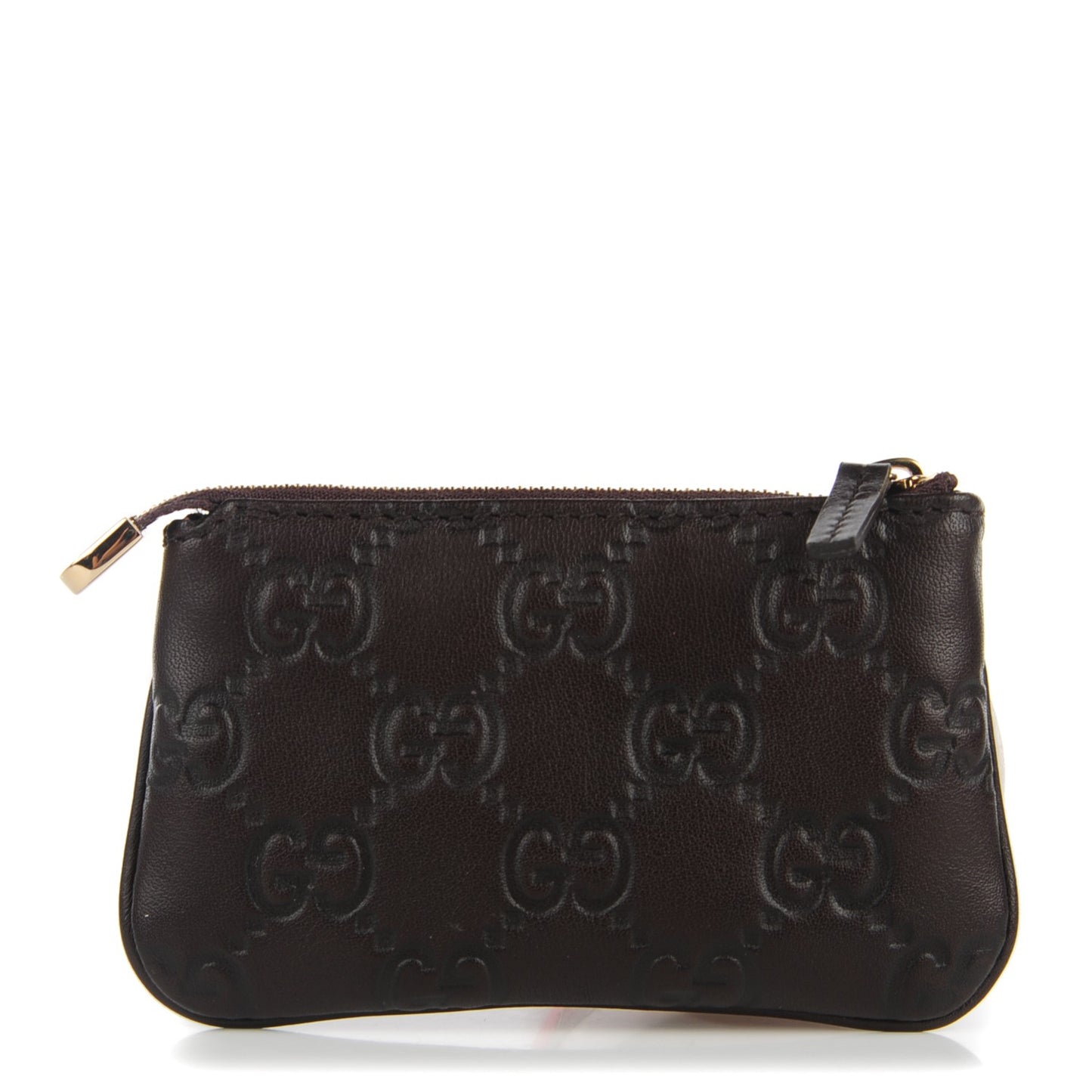 Guccissima Key Case Chocolate