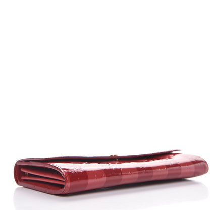 Louis Vuitton Vernis Rayures Sarah Wallet Pomme D'Amour 4 of 8