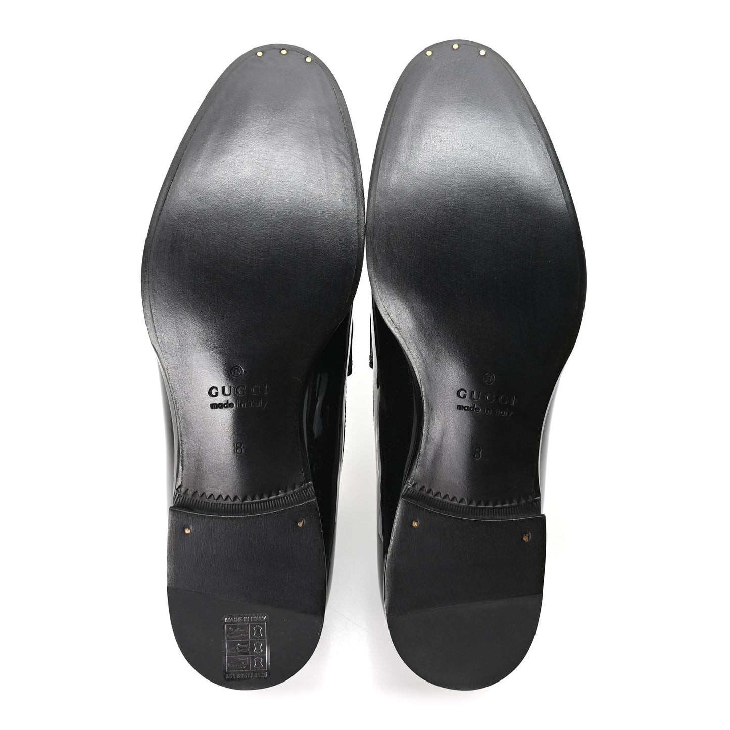 Vernice Crystal Horsebit Mens Jordaan Loafers 8 Black