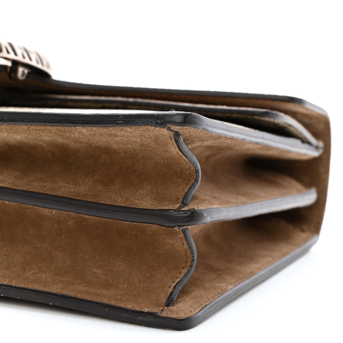 GG Supreme Monogram Small Dionysus Shoulder Bag Taupe
