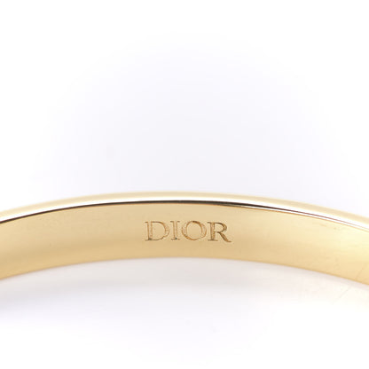 Christian Dior Metal Crystal Lucky Locket Star Bracelet Gold 6 of 8
