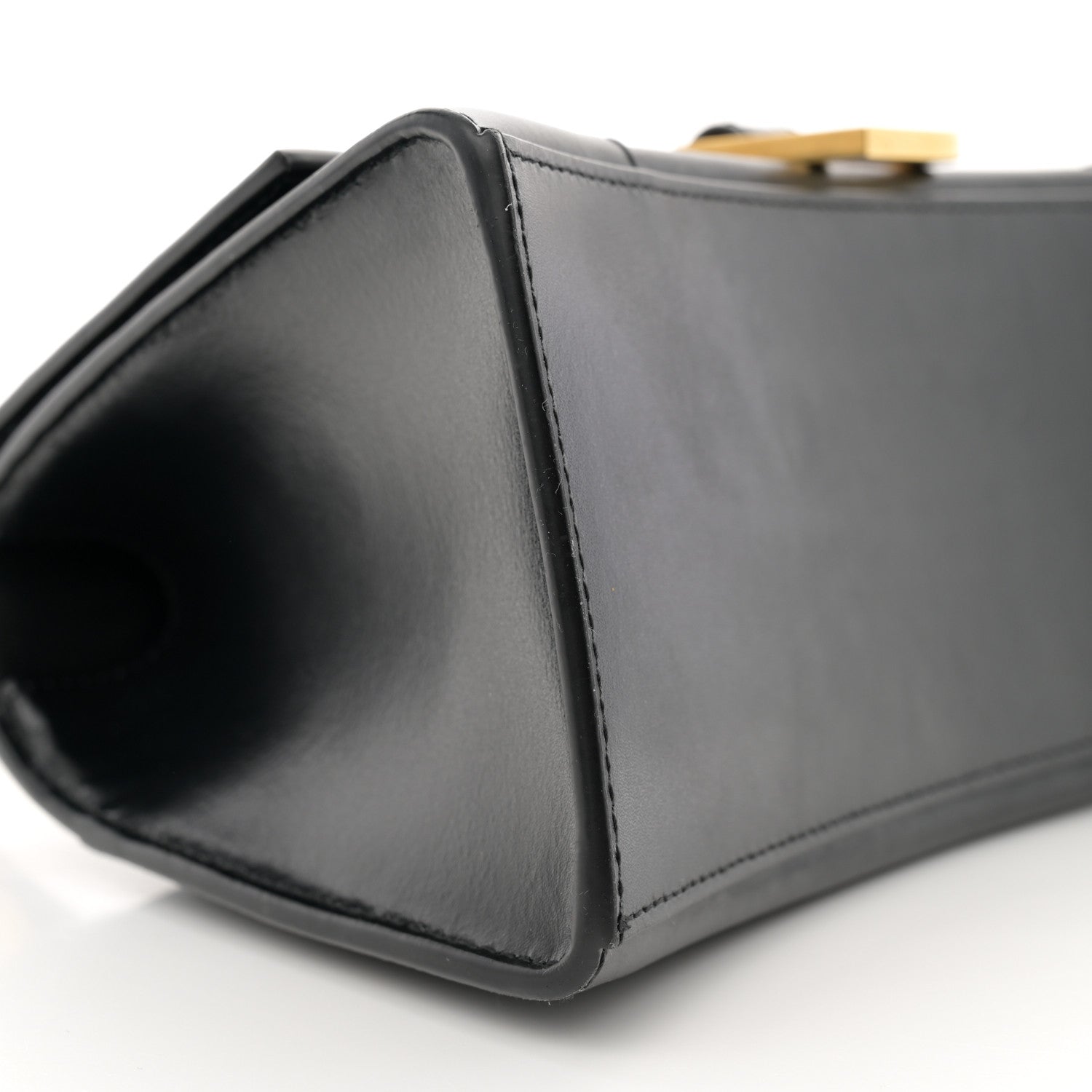 Balenciaga Shiny Box Calfskin Small Hourglass Top Handle Bag Black 10 of 12