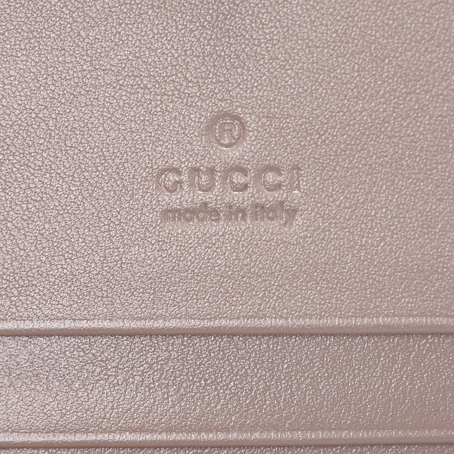 Gucci Calfskin Matelasse GG Marmont Card Case Wallet Porcelain Rose 6 of 8