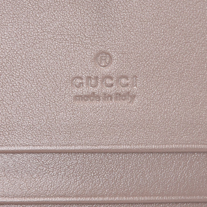 Gucci Calfskin Matelasse GG Marmont Card Case Wallet Porcelain Rose 6 of 8