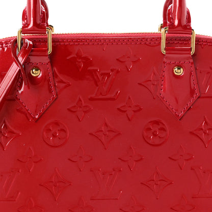 Louis Vuitton Vernis Alma MM Pomme D'Amour 8 of 11
