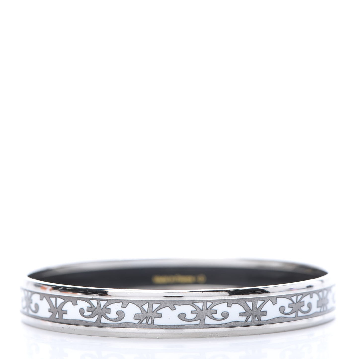 Enamel Printed Narrow Balcons Du Guadalquivir Bracelet 65 White