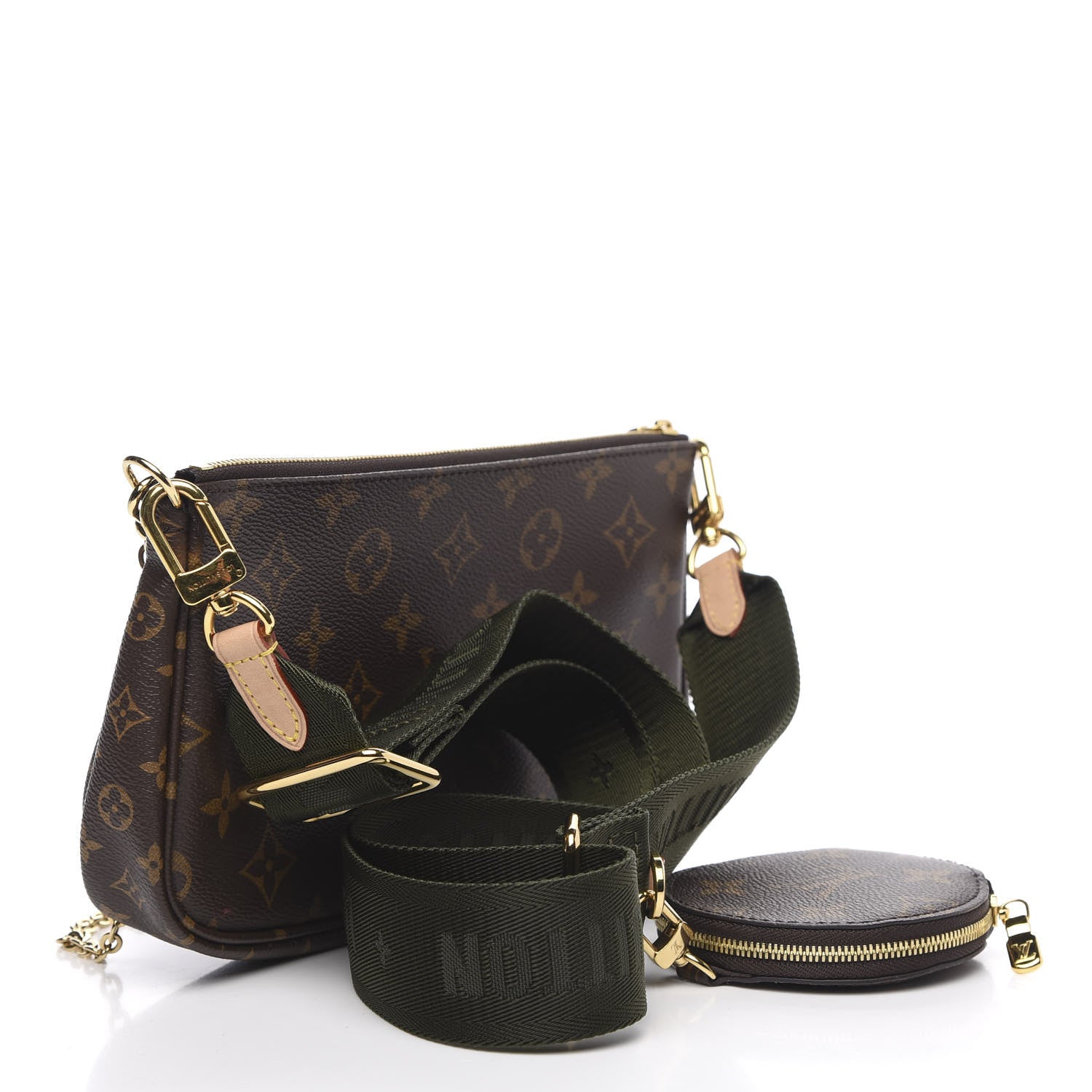 Louis Vuitton Monogram Multi Pochette Accessories Kaki 3 of 12