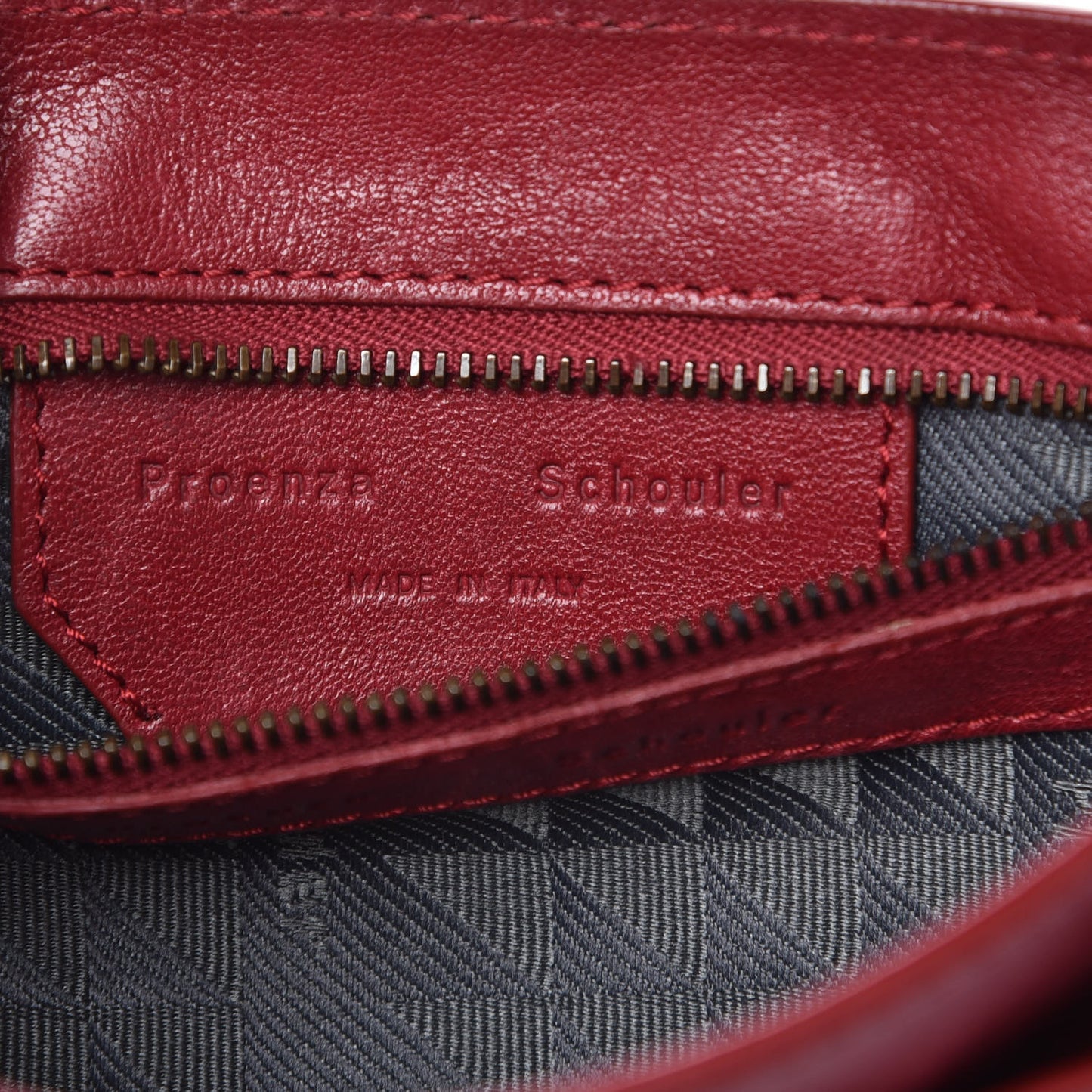 Lambskin PS1 Mini Pouch Messenger Bag Burgundy